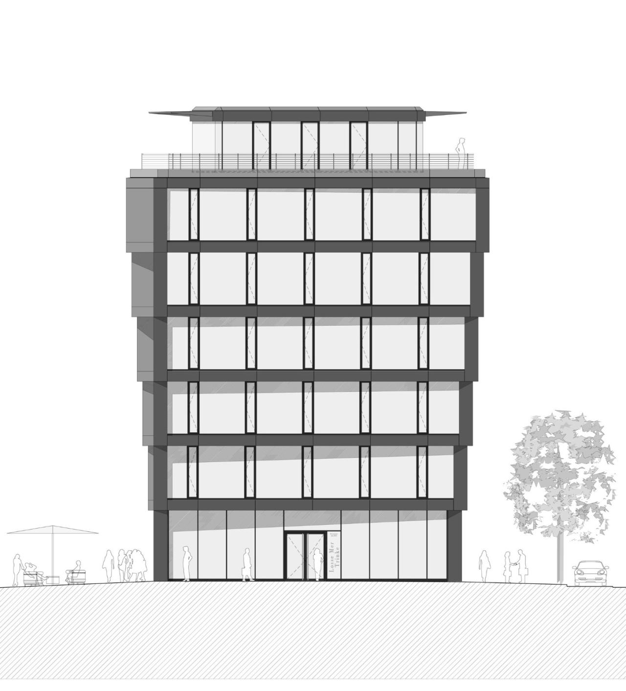 BIM建筑|墨卡托一号办公大楼 / Hadi Teherani Architects BIM建筑|墨卡托一号办公大楼 / Hadi Teherani Architects