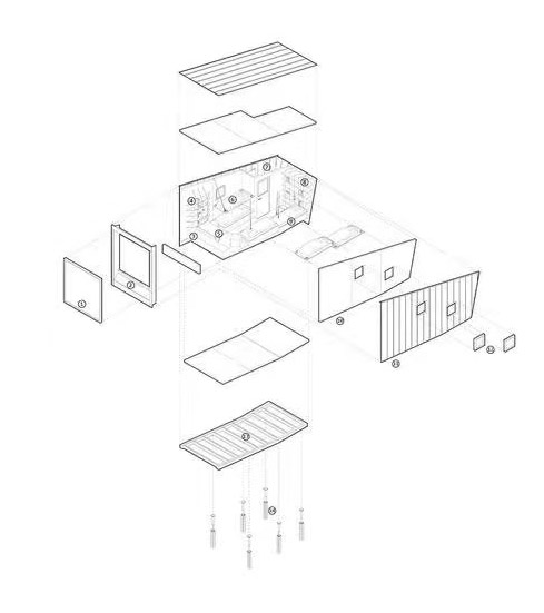 BIM建筑|BCW建筑工作室在阿尔卑斯山设计旅行者小屋 BIM建筑|BCW建筑工作室在阿尔卑斯山设计旅行者小屋