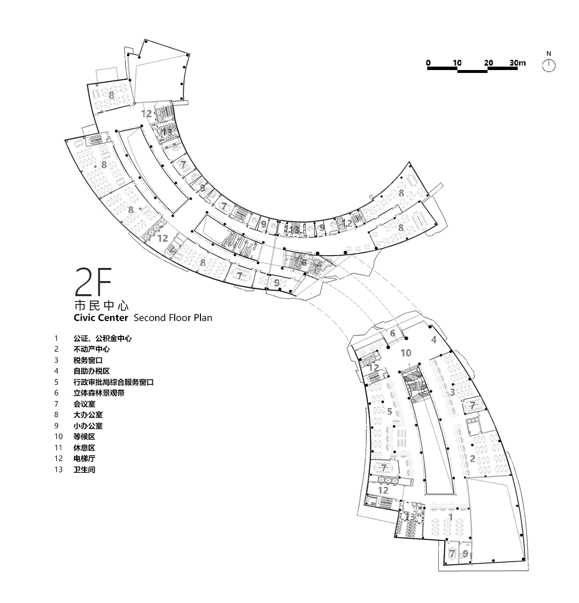 BIM建筑|建筑融于自然:眉山东部新城三中心一基地 / 大陆建筑设计 BIM建筑|建筑融于自然:眉山东部新城三中心一基地 / 大陆建筑设计
