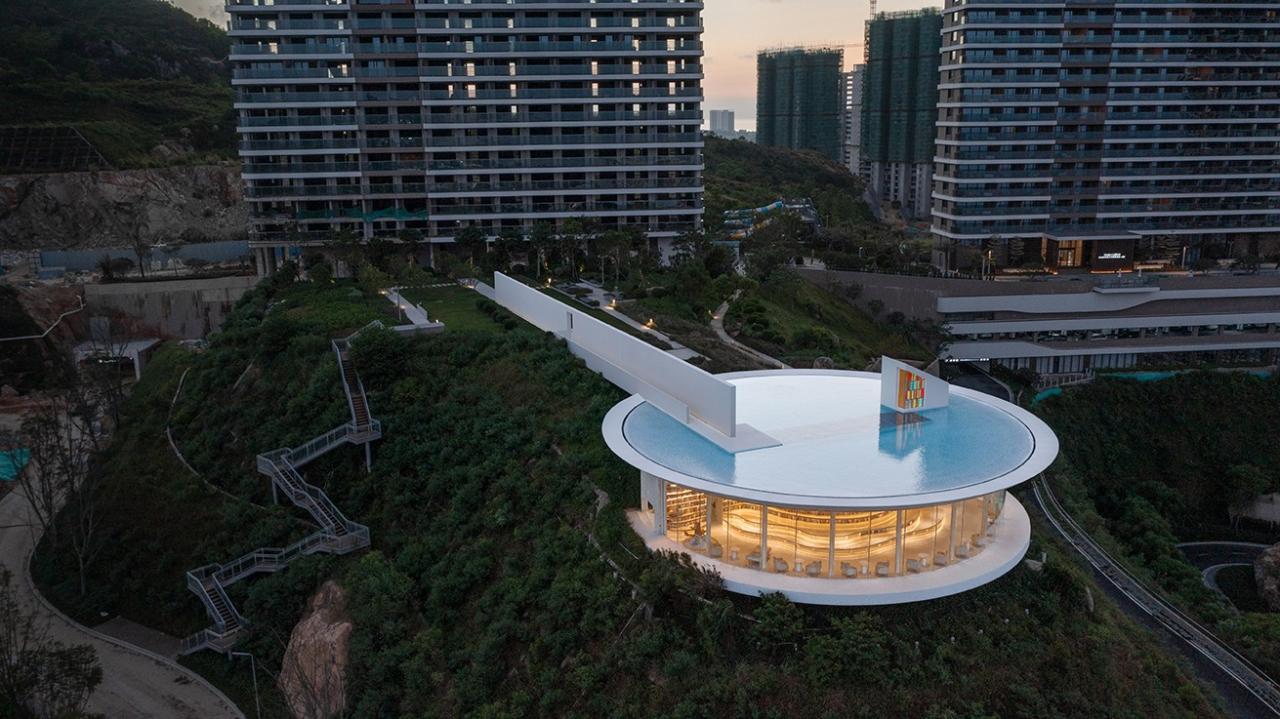 BIM建筑|悬崖上的海边书屋:惠州双月湾一滴水图书馆 / 三文建筑 BIM建筑|悬崖上的海边书屋:惠州双月湾一滴水图书馆 / 三文建筑