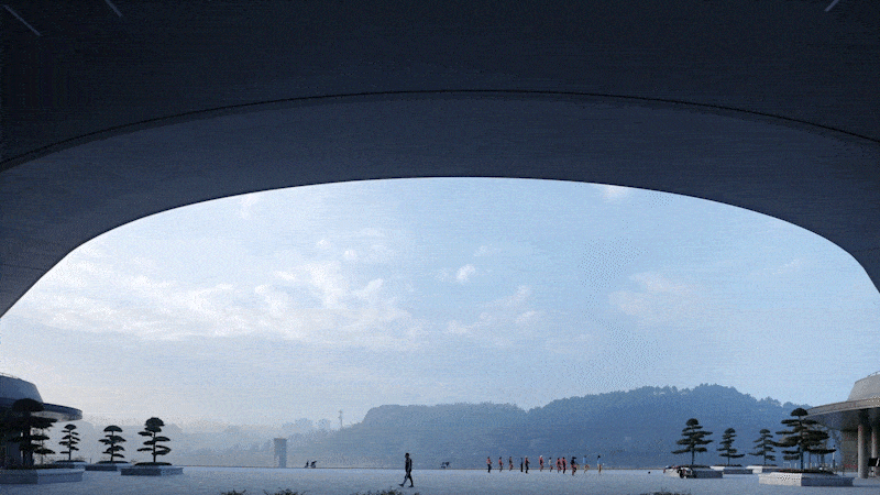 BIM建筑|建德市文化综合体:对话山水的市民空间 / goa作品 BIM建筑|建德市文化综合体:对话山水的市民空间 / goa作品