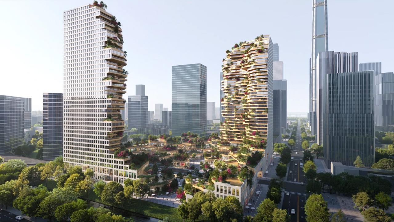 BIM建筑|高空峡谷:南京绿洲大厦 / MVRDV 中标 BIM建筑|高空峡谷:南京绿洲大厦 / MVRDV 中标