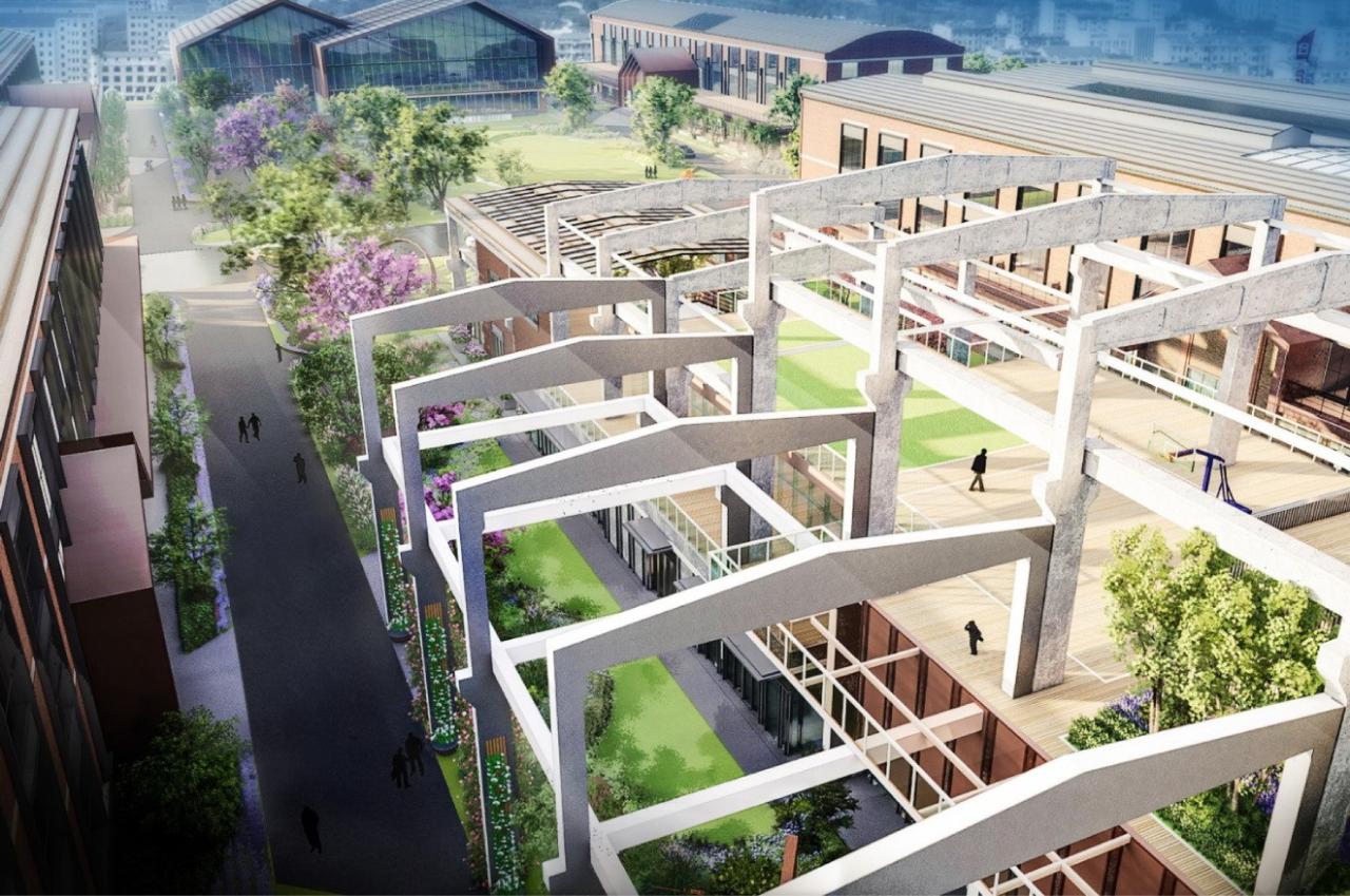 BIM建筑|工业遗存的保护与活用:宝地合肥钢铁五厂改造项目 / UA尤安设计 BIM建筑|工业遗存的保护与活用:宝地合肥钢铁五厂改造项目 / UA尤安设计