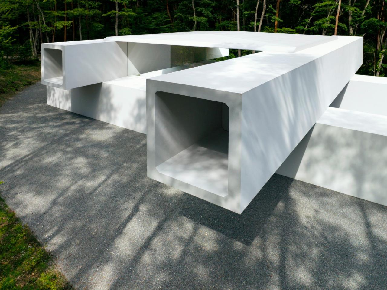 BIM建筑|日本长野极简酒店 Culvert,预制混凝土隧道 / nendo BIM建筑|日本长野极简酒店 Culvert,预制混凝土隧道 / nendo