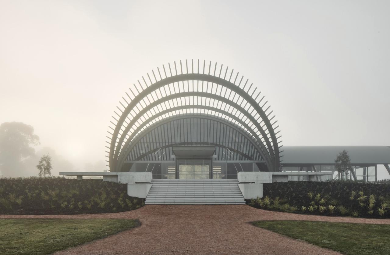 BIM建筑|Levantine Hill Estate酒庄 / Fender Katsalidis Architects BIM建筑|Levantine Hill Estate酒庄 / Fender Katsalidis Architects