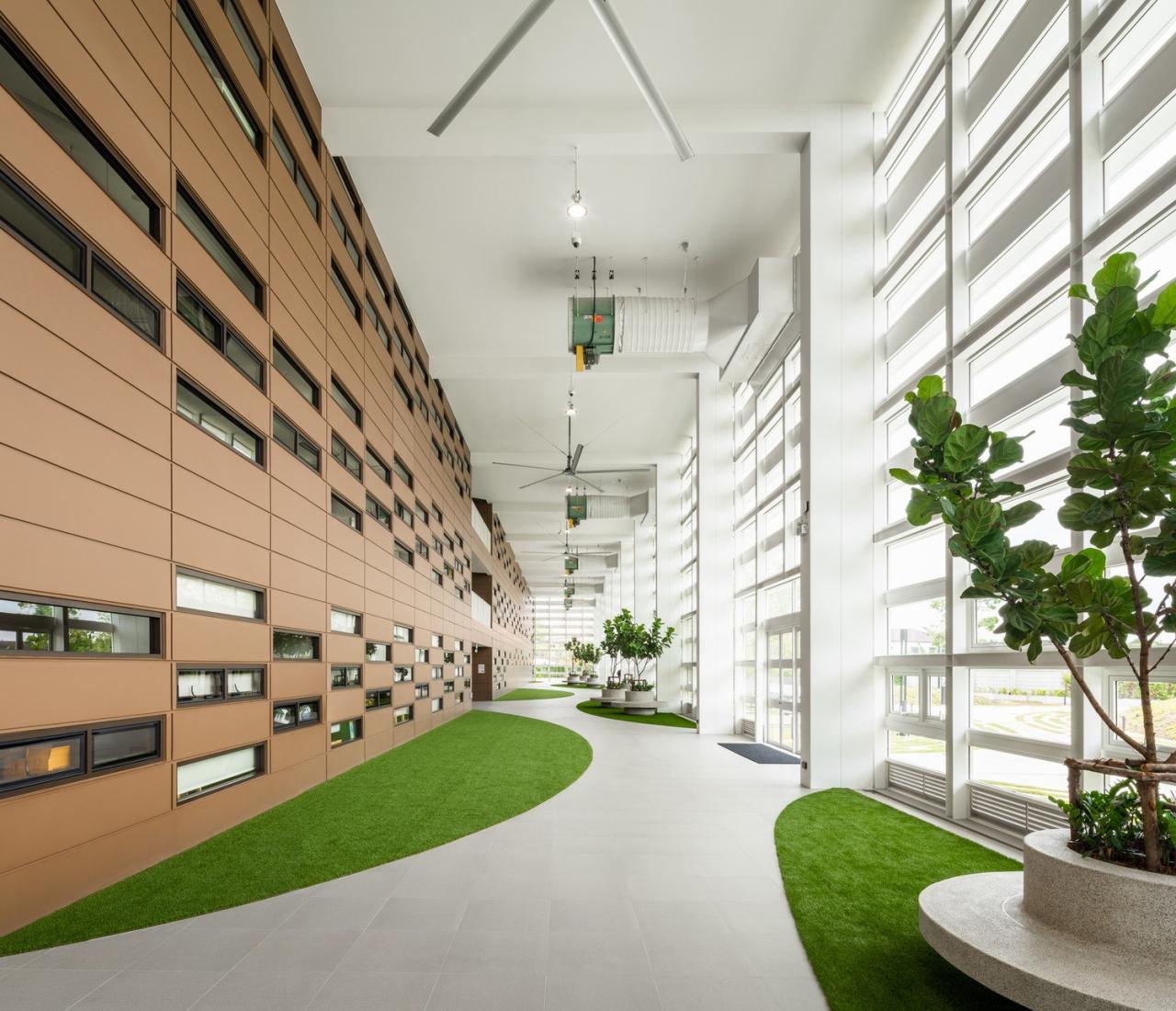 BIM建筑|扇形展开,泰国吞武里校园 SISB / Plan Architect BIM建筑|扇形展开,泰国吞武里校园 SISB / Plan Architect