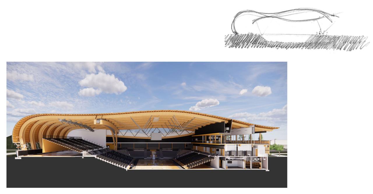 BIM建筑|爱达荷大学中央信用合作社体育馆 / Opsis Architecture BIM建筑|爱达荷大学中央信用合作社体育馆 / Opsis Architecture