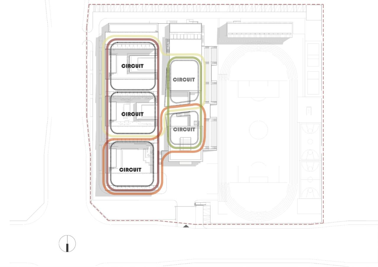 BIM建筑|郑州航空港第八安置区配套中学暨郑州第130中学 / 上海联创设计集团 BIM建筑|郑州航空港第八安置区配套中学暨郑州第130中学 / 上海联创设计集团