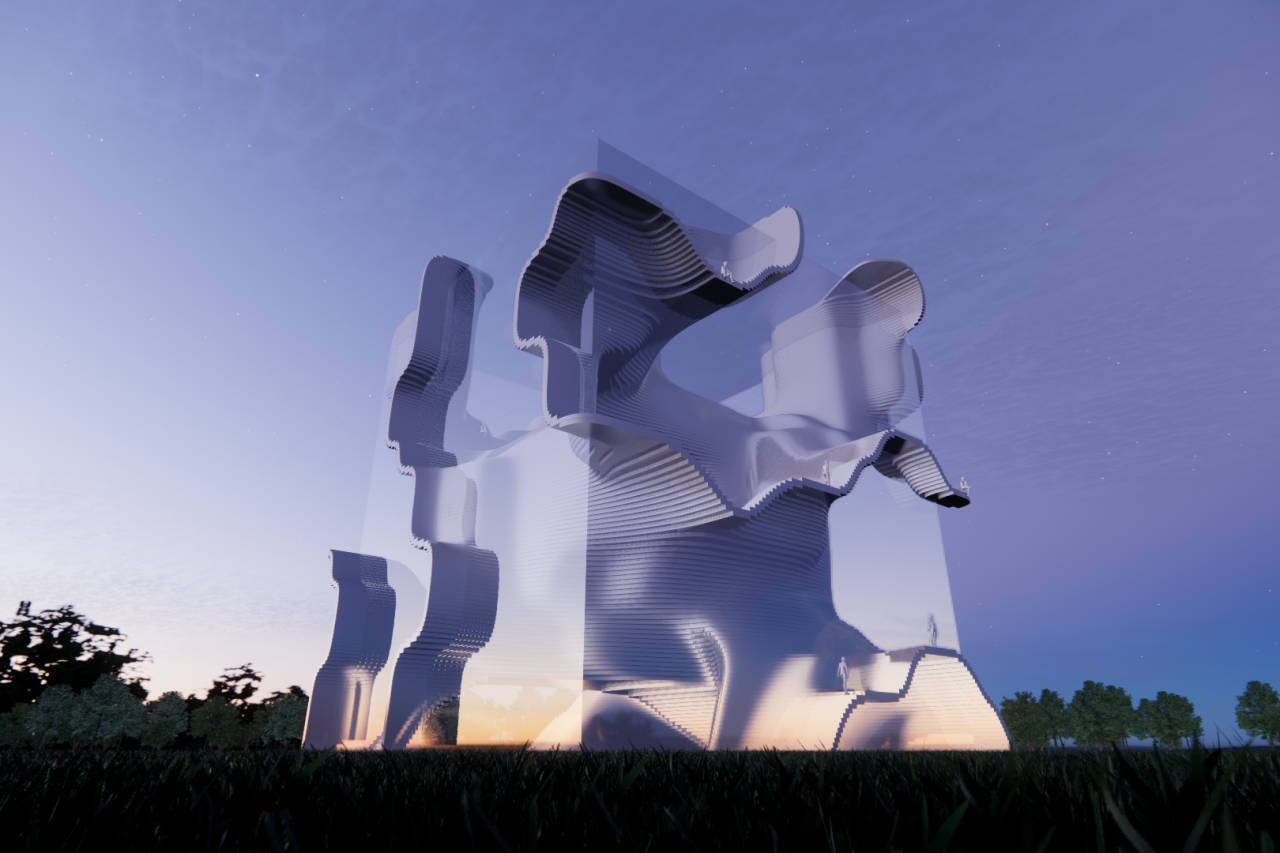 BIM建筑|5个获奖作品,全球最大元宇宙平台Decentraland建筑大赛 / CAA LAB BIM建筑|5个获奖作品,全球最大元宇宙平台Decentraland建筑大赛 / CAA LAB