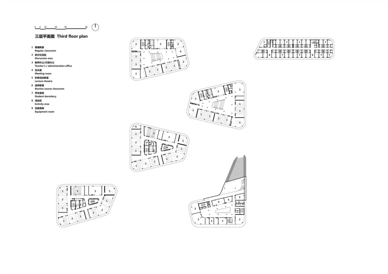 BIM建筑|清华大学附属中学广华学校 / 北京市建筑设计研究院 BIM建筑|清华大学附属中学广华学校 / 北京市建筑设计研究院