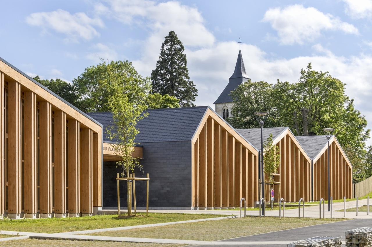 BIM建筑|Les Coteaux Fleuris 学校 / HEMAA Architectes + Hesters Oyon BIM建筑|Les Coteaux Fleuris 学校 / HEMAA Architectes + Hesters Oyon