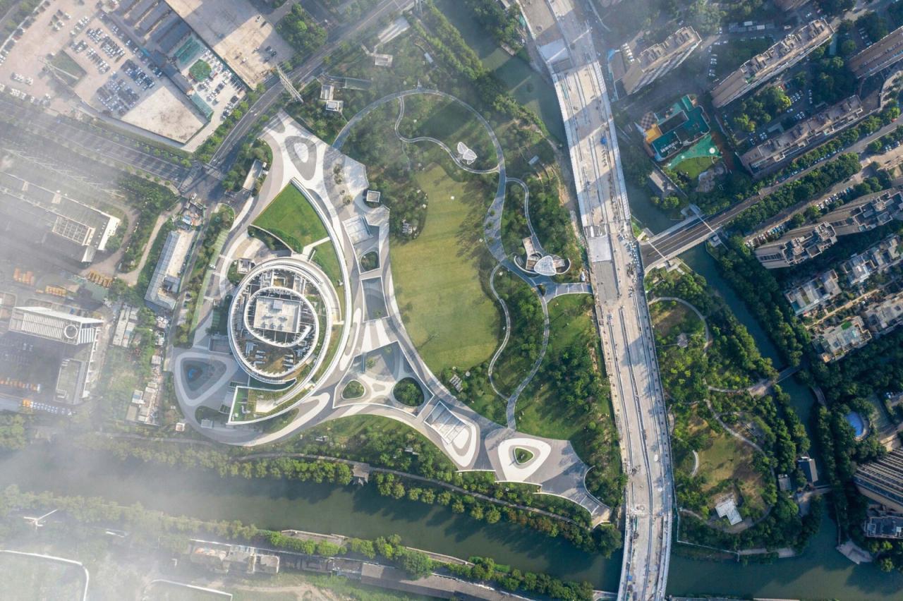 BIM建筑|杭州运河中央公园(二期)/ 浙江省建筑设计研究院 BIM建筑|杭州运河中央公园(二期)/ 浙江省建筑设计研究院
