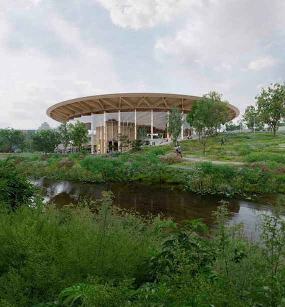 BIM建筑|亨宁·拉森为沃尔沃体验中心设计树状木材建筑 BIM建筑|亨宁·拉森为沃尔沃体验中心设计树状木材建筑
