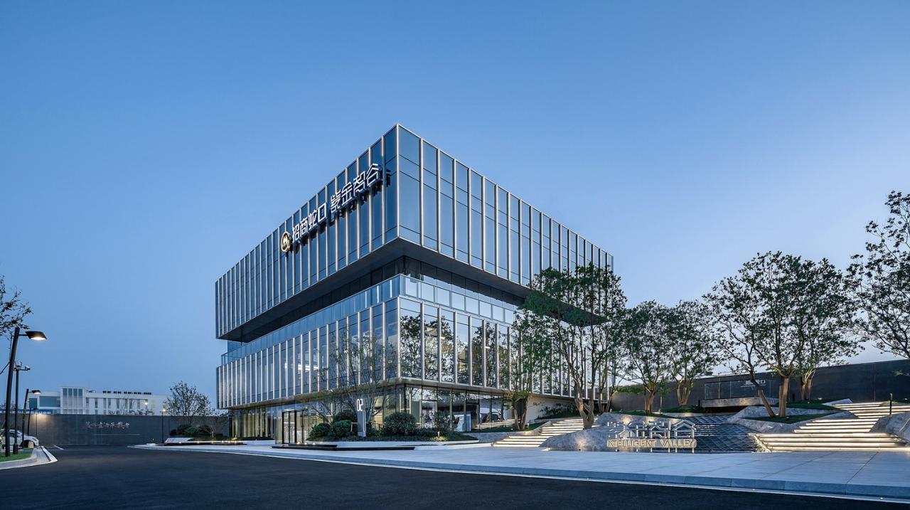 BIM建筑|南京紫金山麓首个AI人工智能产业载体 / 三益中国 BIM建筑|南京紫金山麓首个AI人工智能产业载体 / 三益中国