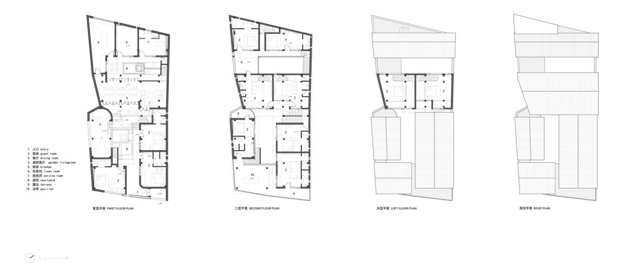 BIM建筑|腾冲叁柒廿壹院子 / 亼建筑 BIM建筑|腾冲叁柒廿壹院子 / 亼建筑