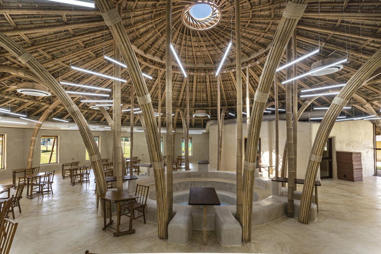 BIM建筑|竹结构建筑,Panyaden 中学图书馆 / Chiangmai Life Architects BIM建筑|竹结构建筑,Panyaden 中学图书馆 / Chiangmai Life Architects
