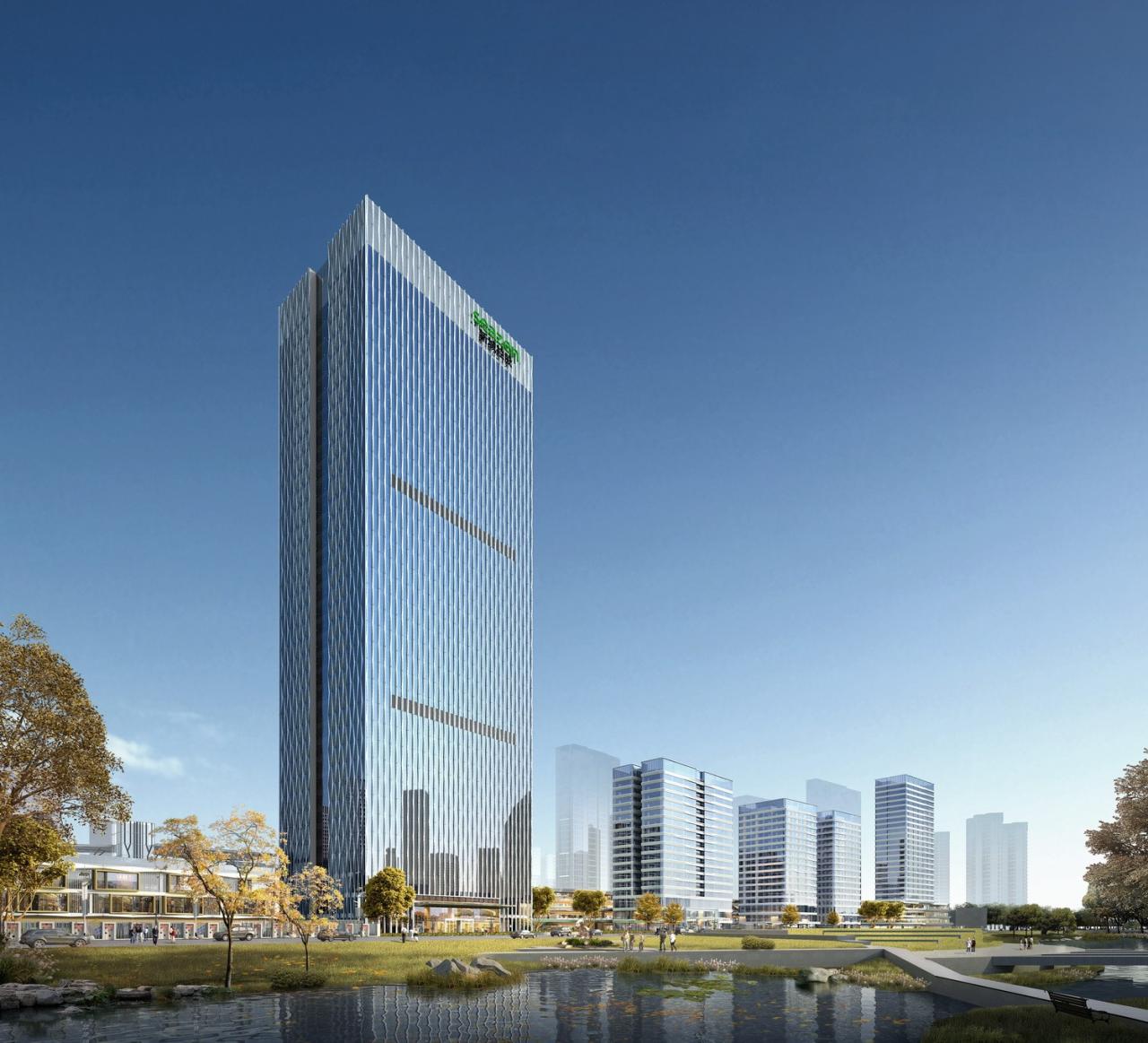 BIM建筑|高铁新城商务新地标·芯光大厦 / 简和建筑 BIM建筑|高铁新城商务新地标·芯光大厦 / 简和建筑