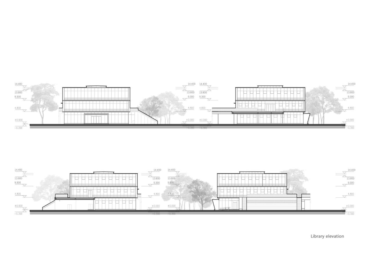 BIM建筑|郑州航空港第八安置区配套中学暨郑州第130中学 / 上海联创设计集团 BIM建筑|郑州航空港第八安置区配套中学暨郑州第130中学 / 上海联创设计集团