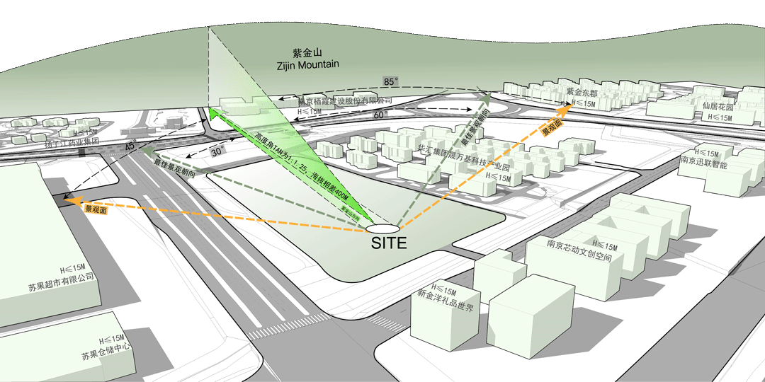 BIM建筑|南京紫金山麓首个AI人工智能产业载体 / 三益中国 BIM建筑|南京紫金山麓首个AI人工智能产业载体 / 三益中国