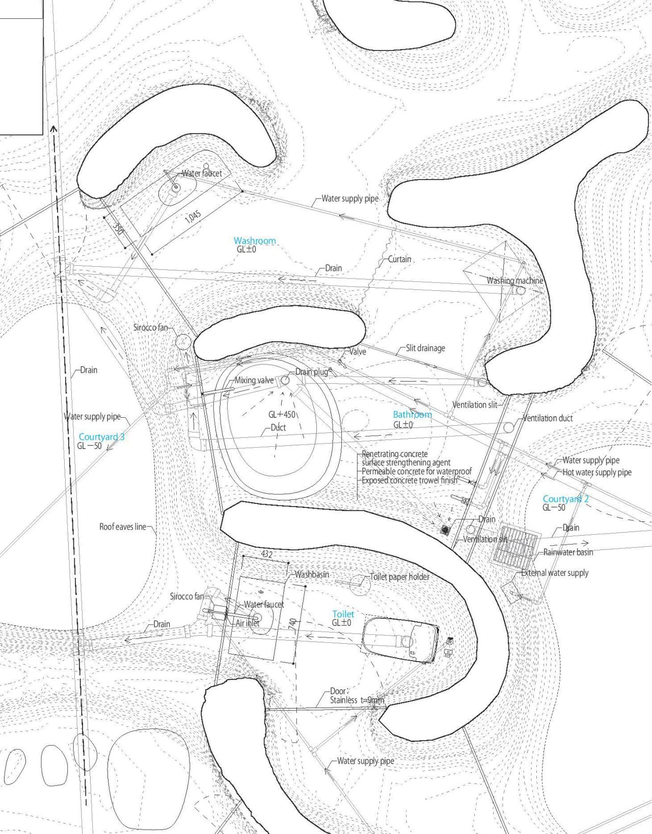 BIM建筑|住宅与餐厅「Maison Owl」 / 石上纯也建筑事务所 BIM建筑|住宅与餐厅「Maison Owl」 / 石上纯也建筑事务所