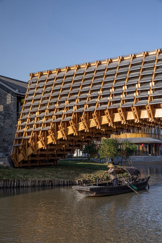 BIM建筑|罗工作室在中国水乡完成复杂的木桥 BIM建筑|罗工作室在中国水乡完成复杂的木桥