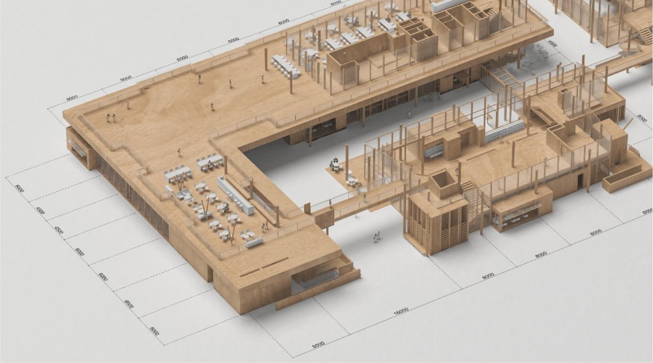 BIM建筑|普罗理想国集市 / a9a建筑设计事务所 BIM建筑|普罗理想国集市 / a9a建筑设计事务所