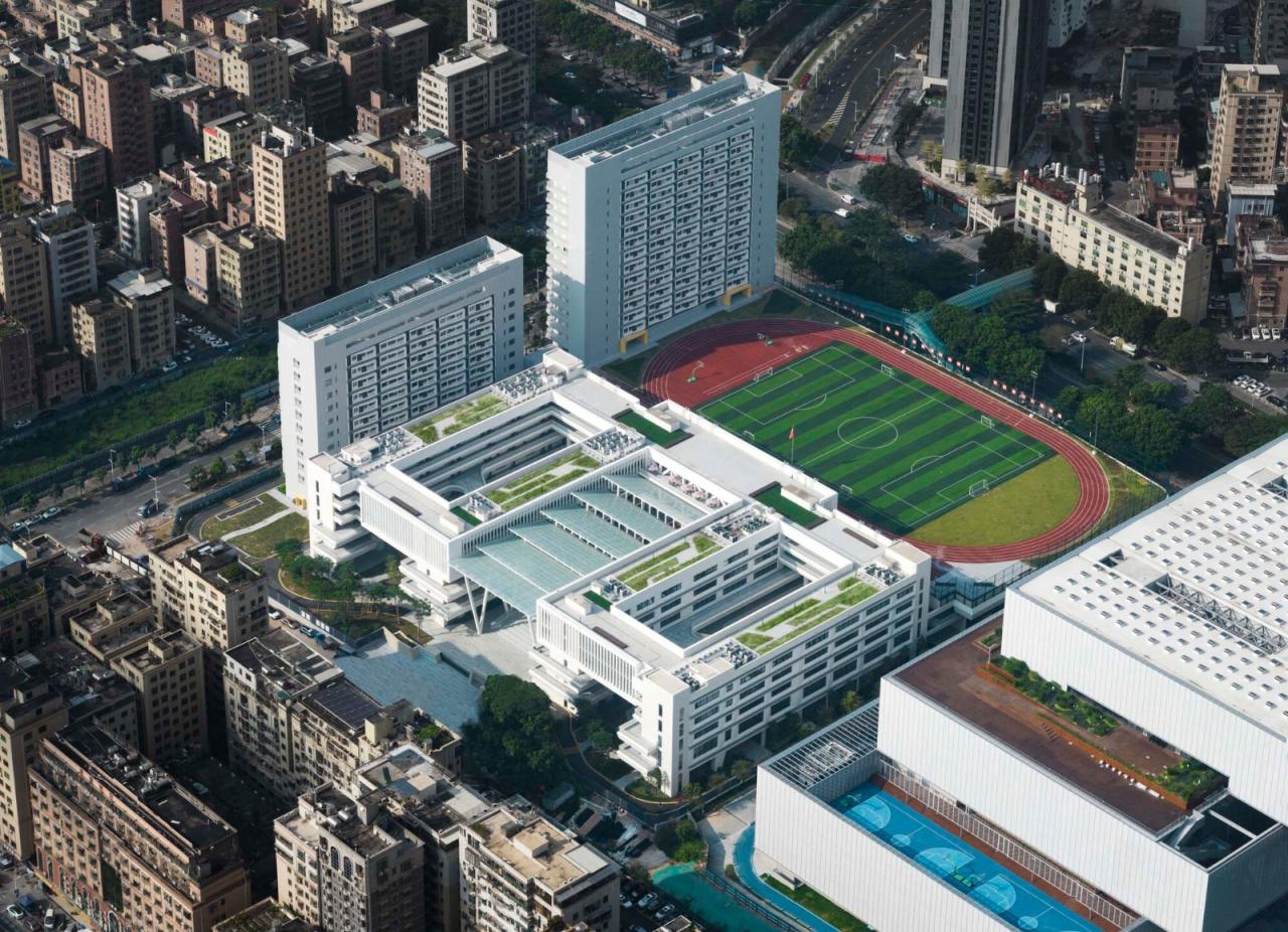 BIM建筑|深圳市红山中学 / 华阳国际设计 BIM建筑|深圳市红山中学 / 华阳国际设计