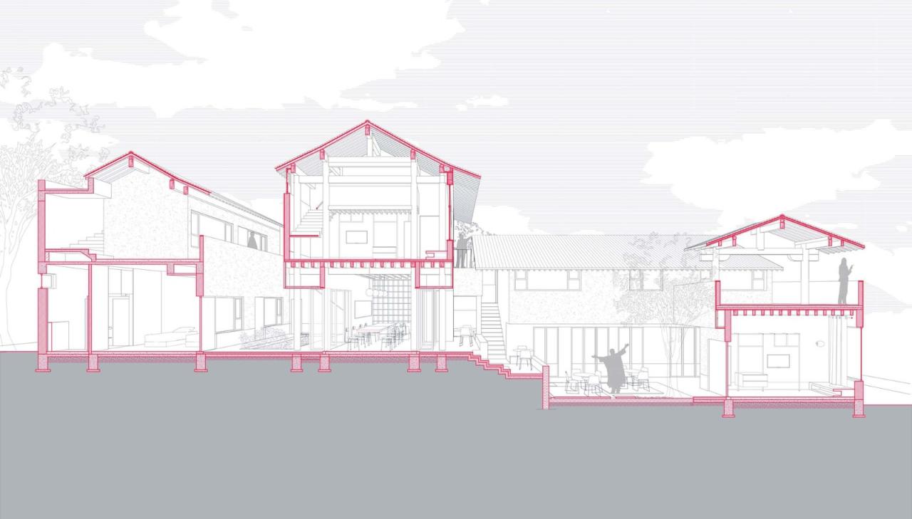 BIM建筑|腾冲叁柒廿壹院子 / 亼建筑 BIM建筑|腾冲叁柒廿壹院子 / 亼建筑