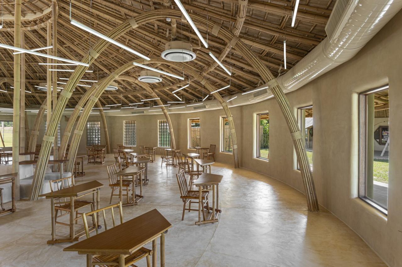 BIM建筑|竹结构建筑,Panyaden 中学图书馆 / Chiangmai Life Architects BIM建筑|竹结构建筑,Panyaden 中学图书馆 / Chiangmai Life Architects