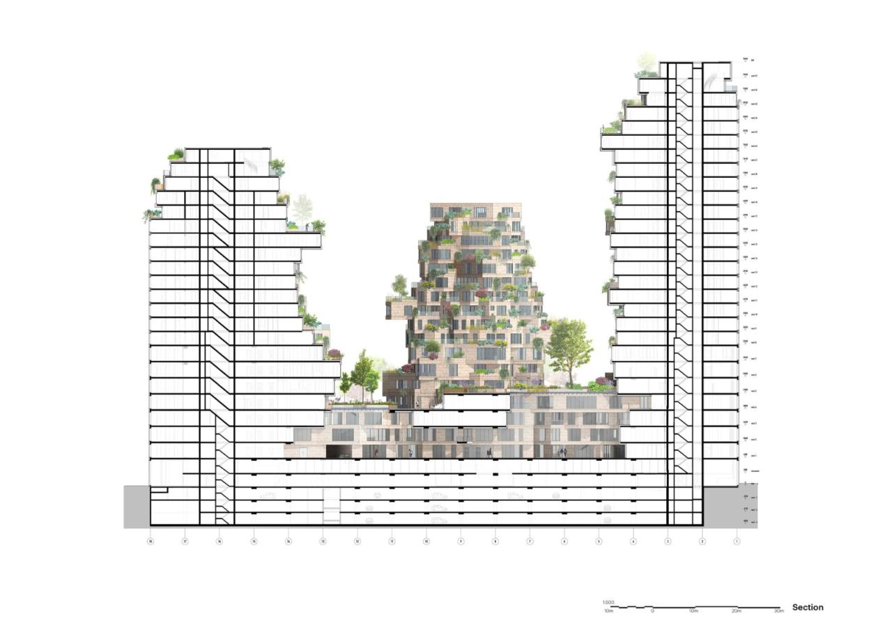 BIM建筑|“山谷”塔楼群 / MVRDV BIM建筑|“山谷”塔楼群 / MVRDV