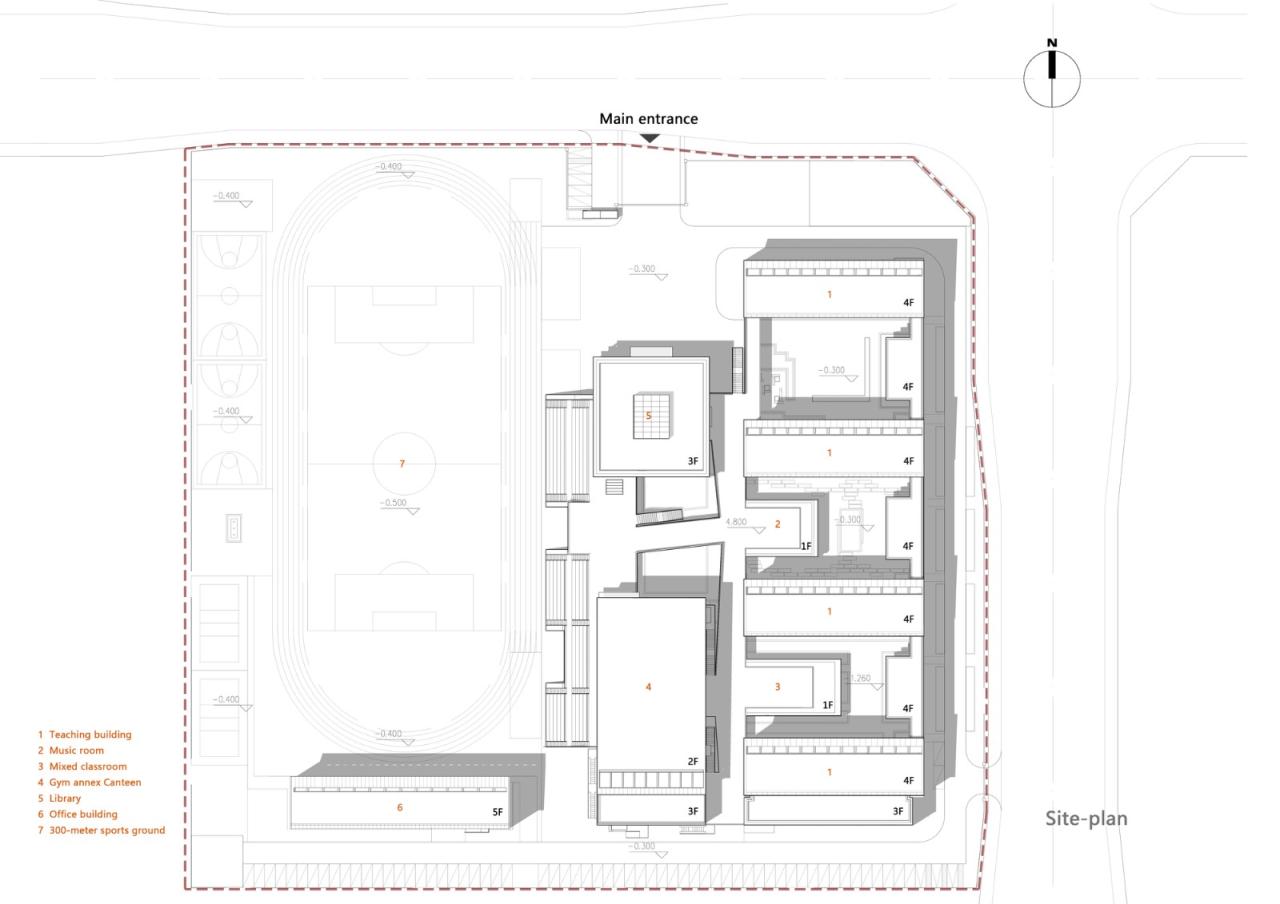 BIM建筑|郑州航空港第八安置区配套中学暨郑州第130中学 / 上海联创设计集团 BIM建筑|郑州航空港第八安置区配套中学暨郑州第130中学 / 上海联创设计集团