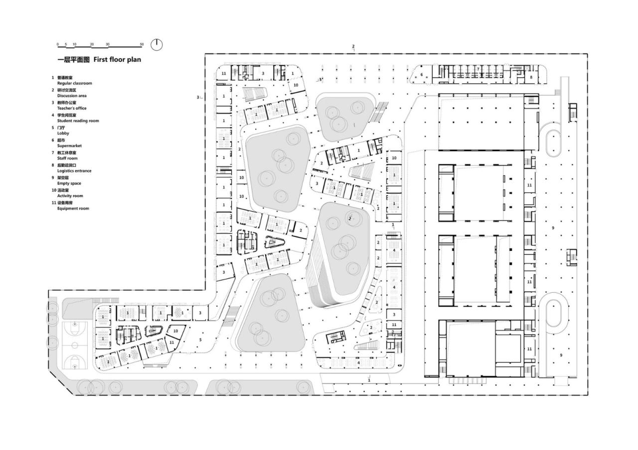 BIM建筑|清华大学附属中学广华学校 / 北京市建筑设计研究院 BIM建筑|清华大学附属中学广华学校 / 北京市建筑设计研究院