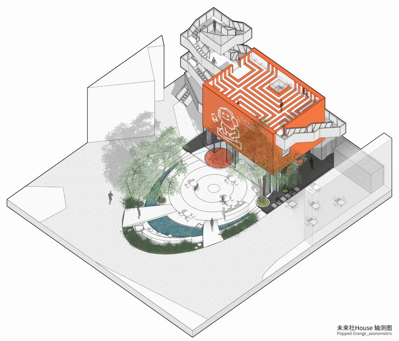 BIM建筑|工业遗址世界里的橙色糖果-未来社HOUSE / Wutopia Lab BIM建筑|工业遗址世界里的橙色糖果-未来社HOUSE / Wutopia Lab
