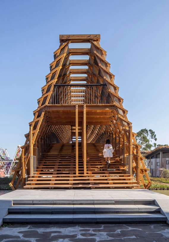 BIM建筑|罗工作室在中国水乡完成复杂的木桥 BIM建筑|罗工作室在中国水乡完成复杂的木桥