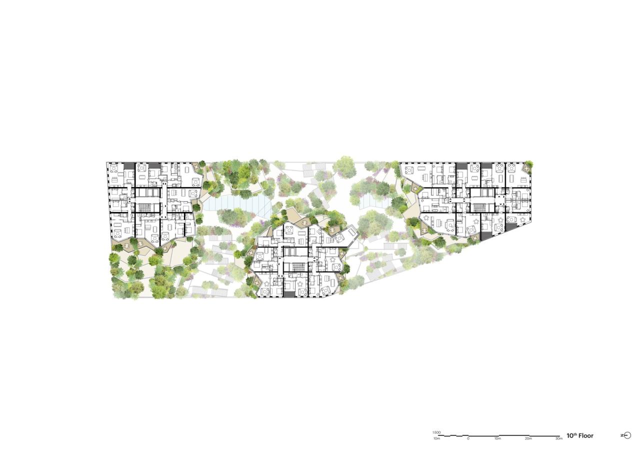 BIM建筑|“山谷”塔楼群 / MVRDV BIM建筑|“山谷”塔楼群 / MVRDV