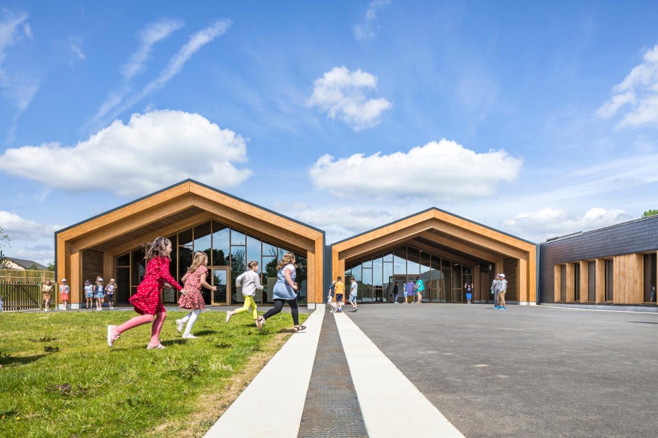 BIM建筑|Les Coteaux Fleuris 学校 / HEMAA Architectes + Hesters Oyon BIM建筑|Les Coteaux Fleuris 学校 / HEMAA Architectes + Hesters Oyon
