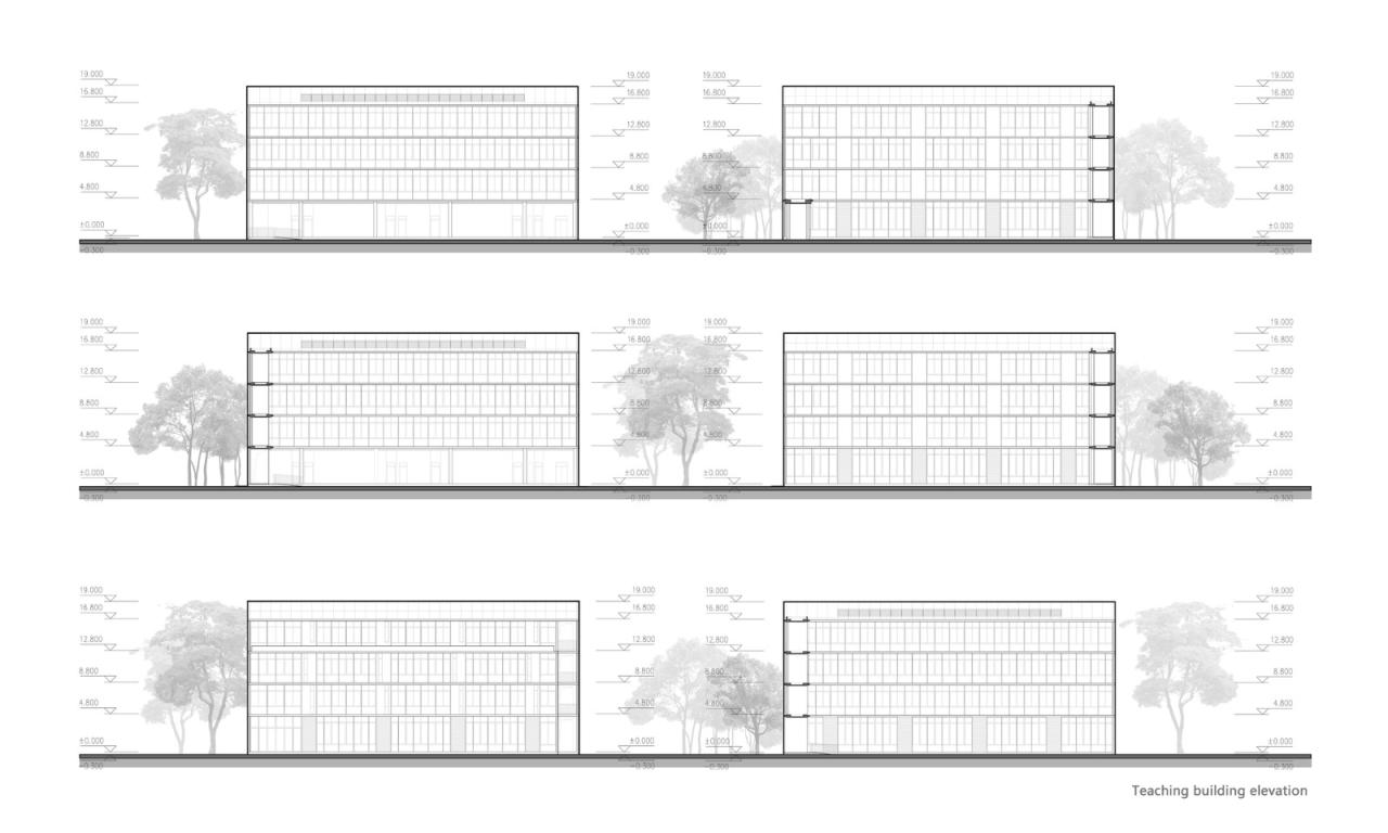 BIM建筑|郑州航空港第八安置区配套中学暨郑州第130中学 / 上海联创设计集团 BIM建筑|郑州航空港第八安置区配套中学暨郑州第130中学 / 上海联创设计集团