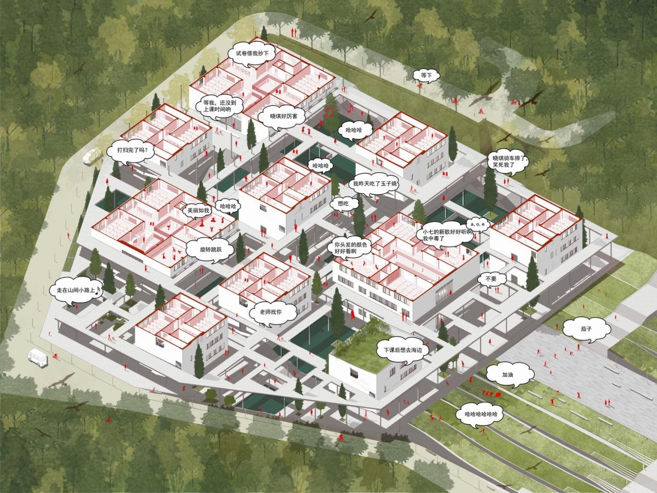 BIM建筑|汕头幼师职业教育学校 / 立木设计 BIM建筑|汕头幼师职业教育学校 / 立木设计