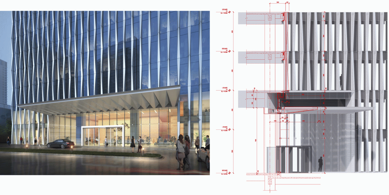 BIM建筑|高铁新城商务新地标·芯光大厦 / 简和建筑 BIM建筑|高铁新城商务新地标·芯光大厦 / 简和建筑