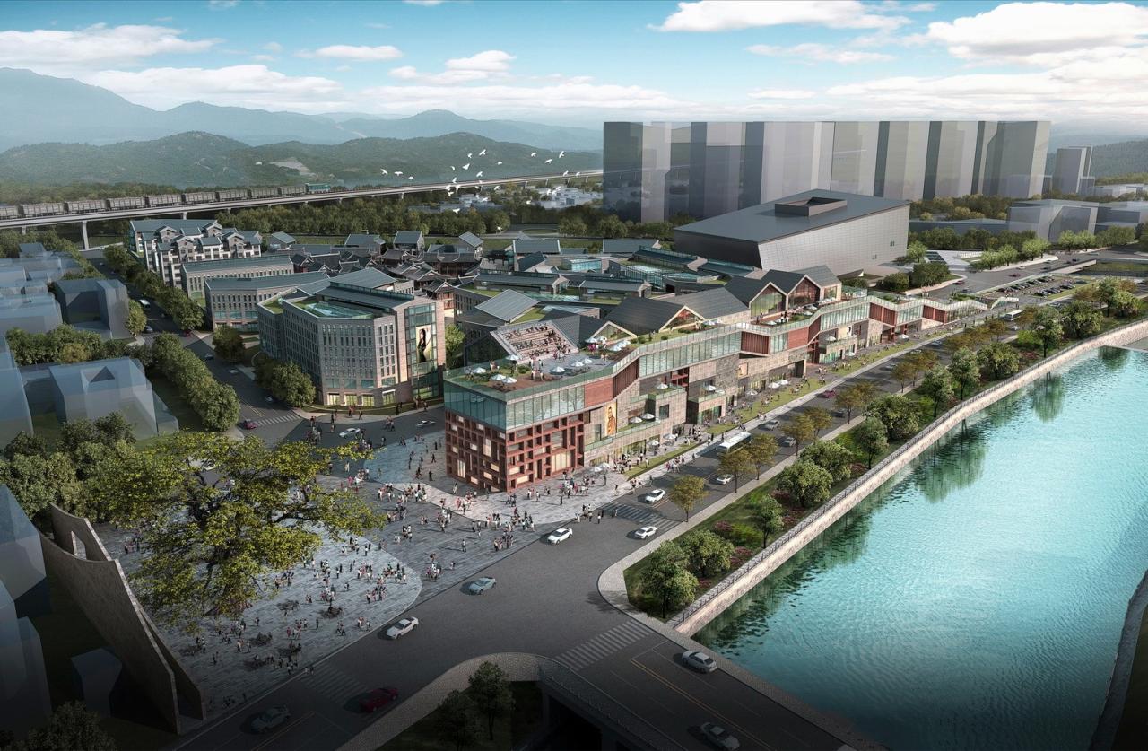 BIM建筑|古典之鱼——沁水杏河商业带 / 宽建筑 & 北京城建设计发展集团 BIM建筑|古典之鱼——沁水杏河商业带 / 宽建筑 & 北京城建设计发展集团