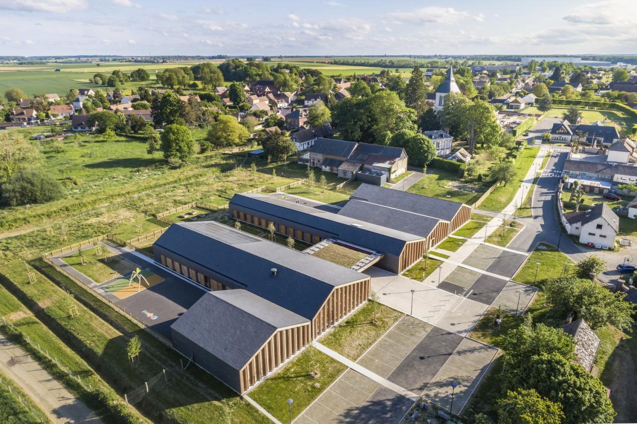 BIM建筑|Les Coteaux Fleuris 学校 / HEMAA Architectes + Hesters Oyon BIM建筑|Les Coteaux Fleuris 学校 / HEMAA Architectes + Hesters Oyon