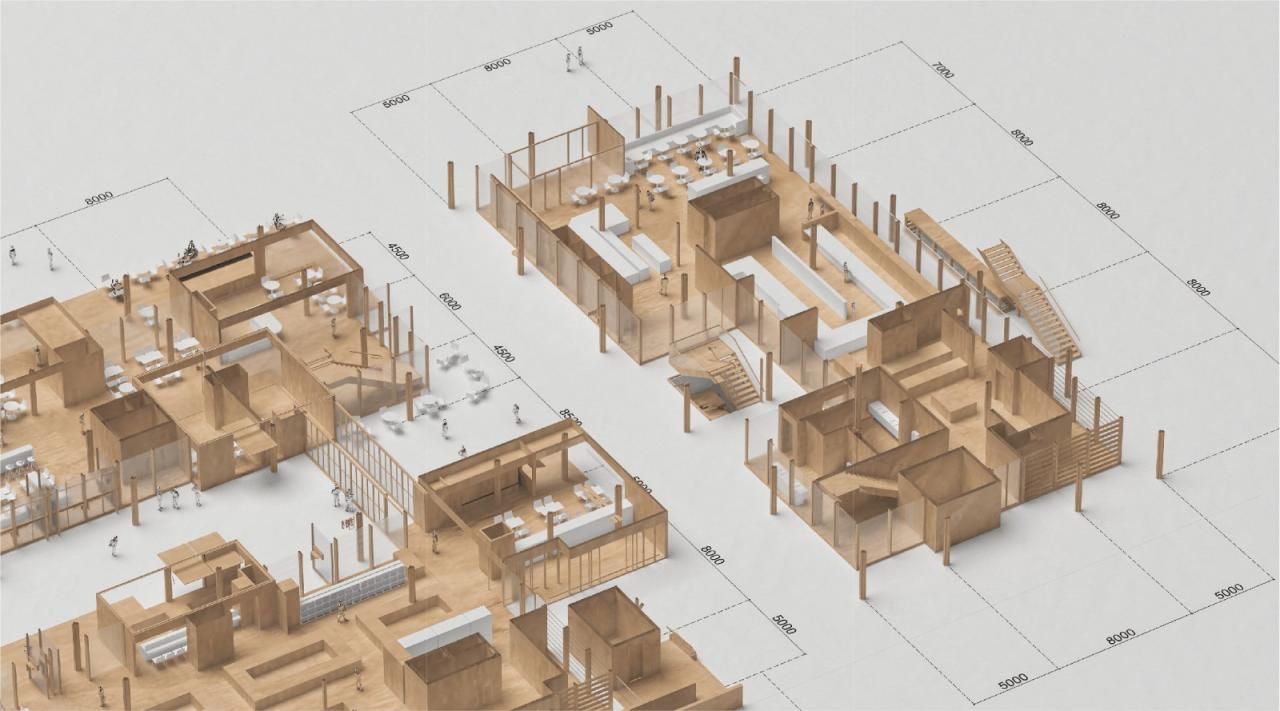 BIM建筑|普罗理想国集市 / a9a建筑设计事务所 BIM建筑|普罗理想国集市 / a9a建筑设计事务所