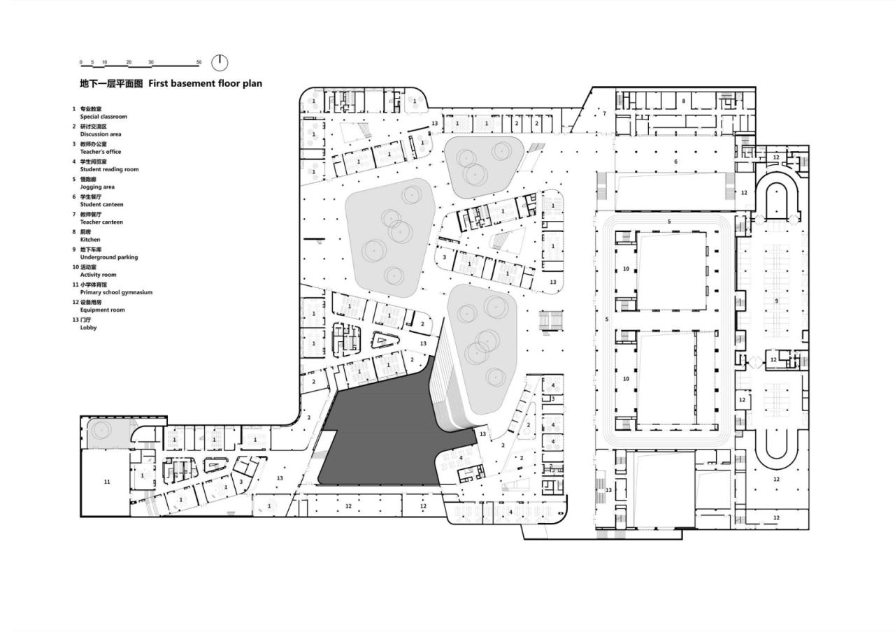 BIM建筑|清华大学附属中学广华学校 / 北京市建筑设计研究院 BIM建筑|清华大学附属中学广华学校 / 北京市建筑设计研究院