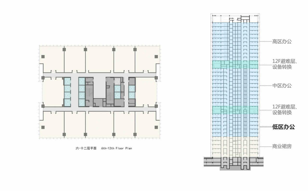 BIM建筑|高铁新城商务新地标·芯光大厦 / 简和建筑 BIM建筑|高铁新城商务新地标·芯光大厦 / 简和建筑