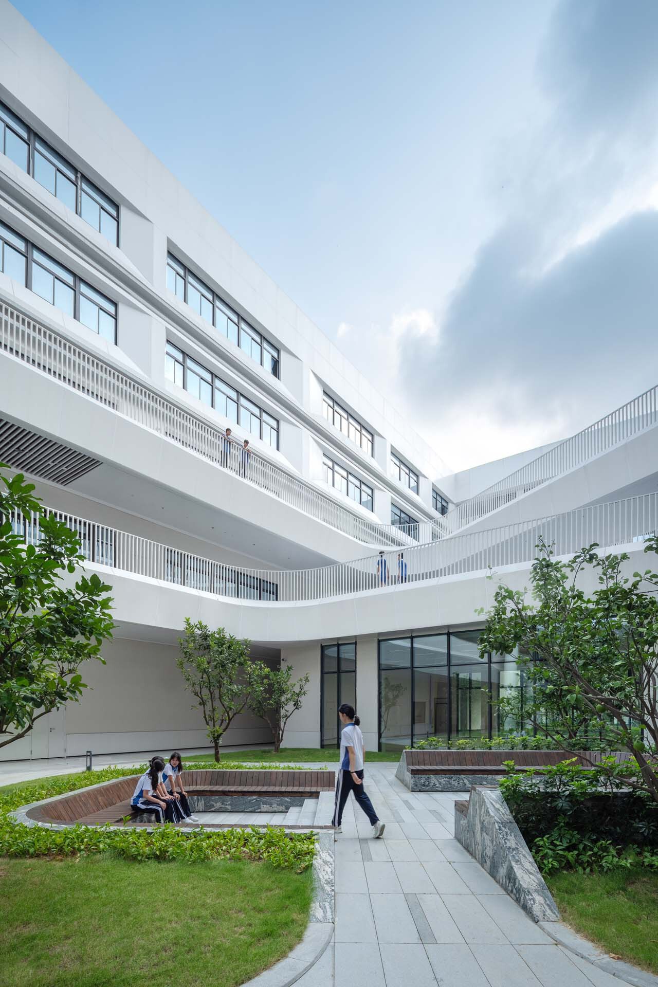 BIM建筑|深圳市红山中学 / 华阳国际设计 BIM建筑|深圳市红山中学 / 华阳国际设计