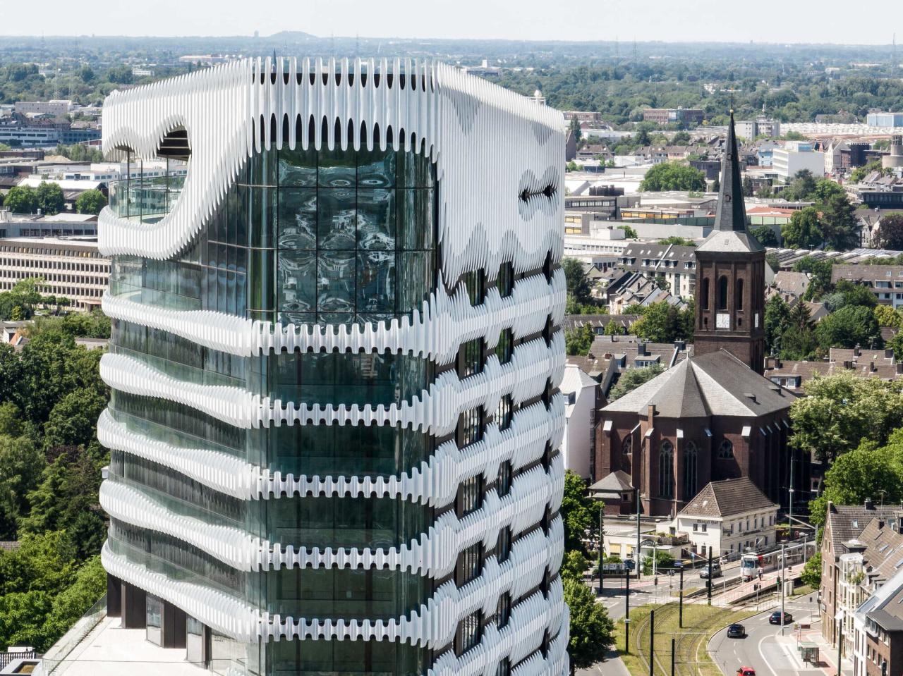 BIM建筑|RKM740“拉链” 塔楼 / J. Mayer H. Architects BIM建筑|RKM740“拉链” 塔楼 / J. Mayer H. Architects
