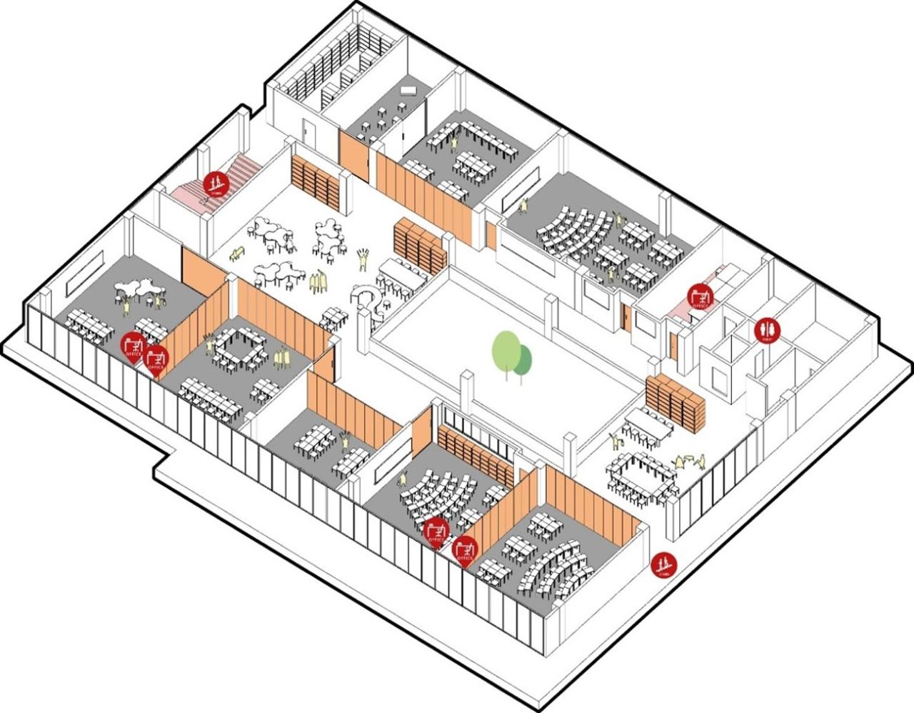 BIM建筑|台山市广旭实验学校 / 象外营造工作室 BIM建筑|台山市广旭实验学校 / 象外营造工作室
