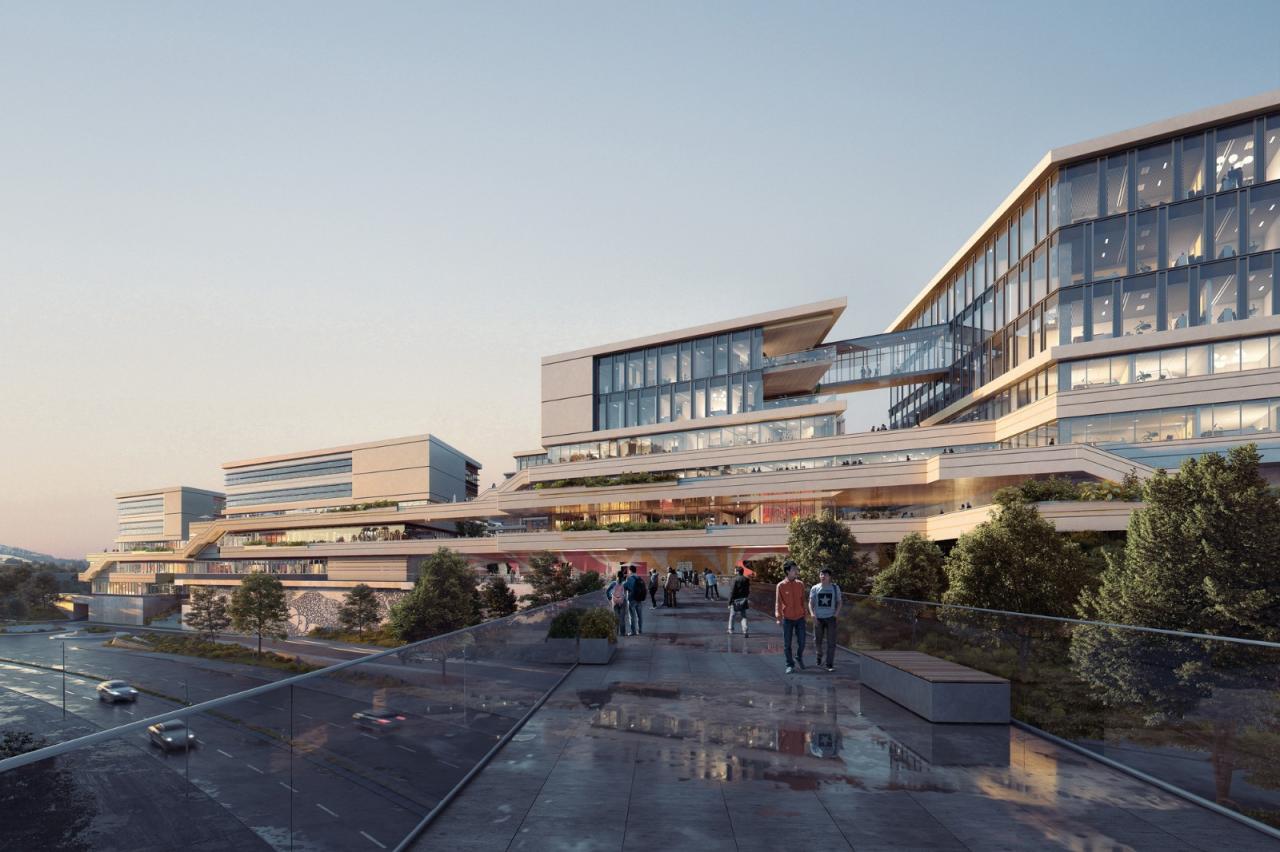BIM建筑|香港城市大学(东莞)校园,平行四边形网络 / HENN海茵建筑 BIM建筑|香港城市大学(东莞)校园,平行四边形网络 / HENN海茵建筑