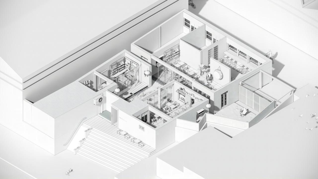 BIM建筑|万国福地·精酿酒吧,北京 / DAGA大观建筑 BIM建筑|万国福地·精酿酒吧,北京 / DAGA大观建筑