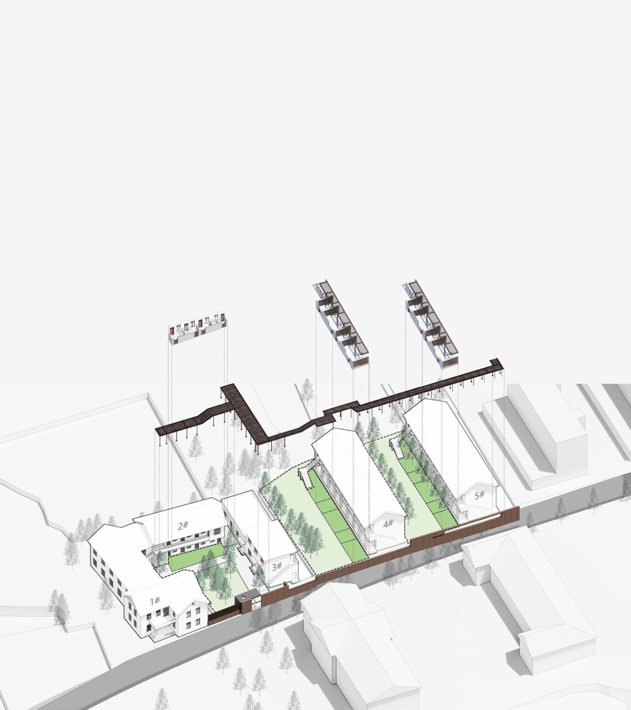 BIM建筑|龙游溪口镇乡村未来社区圃舍·溪口共享民宿 / 上海严旸建筑设计工作室 BIM建筑|龙游溪口镇乡村未来社区圃舍·溪口共享民宿 / 上海严旸建筑设计工作室